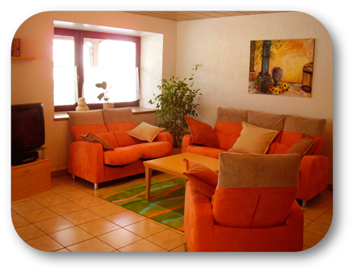 Wohnzimmer in der Großansicht